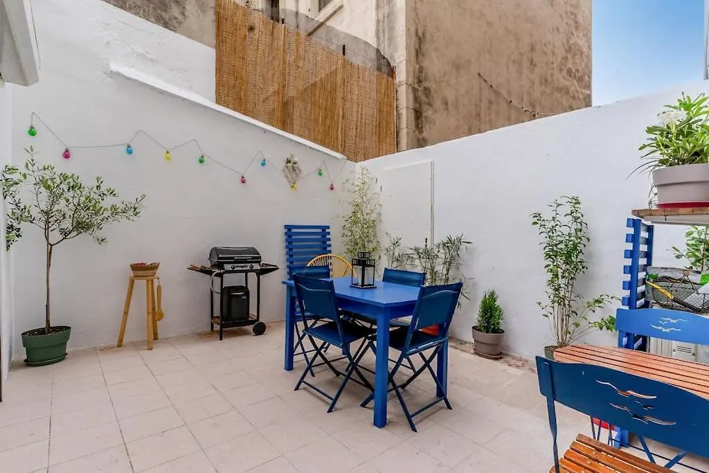 Apartament Duplex 4 Pers. Centre Avec Cour Privee Ensoleillee Marsylia