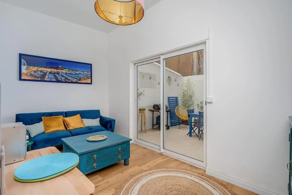 Apartament Duplex 4 Pers. Centre Avec Cour Privee Ensoleillee Marsylia